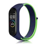 For Xiaomi Mi Band 7 Nylon Weave Watch Band(Lime)