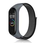 For Xiaomi Mi Band 7 Nylon Weave Watch Band(Iron Anchor Gray)