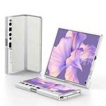 For Huawei Mate Xs 2 GKK Skin Feel Folding Full Coverage Phone Case with Holder(Silver)