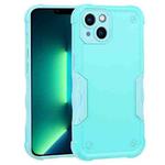 For iPhone 14 Non-slip Shockproof Armor Phone Case (Mint Green)