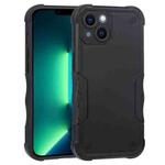 For iPhone 14 Plus Non-slip Shockproof Armor Phone Case (Black)