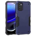 For Motorola Moto G 5G 2022 Non-slip Shockproof Armor Phone Case(Blue)