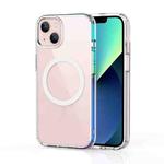 For iPhone 14 Plus Crystal Clear Series MagSafe TPU Magnetic Phone Case (Transparent)