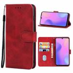 For vivo Z3i Leather Phone Case(Red)