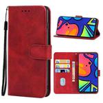 For Samsung Galaxy F41 Leather Phone Case(Red)