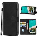 For Xiaomi Mi A3 Leather Phone Case(Black)