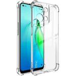 For OPPO Reno8 5G/Reno8 5G Global IMAK All-inclusive Shockproof Airbag TPU Case with Screen Protector (Transparent)