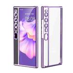For Huawei Mate Xs 2 TPU Electroplating Full Coverage Protective Phone Case(Purple)