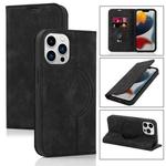 For iPhone 13 Pro Max Wireless Charging Magsafe Leather Phone Case (Black)
