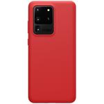 For Galaxy S20 Ultra / S20 Ultra 5G NILLKIN Feeling Series Liquid Silicone Anti-fall Mobile Phone Protective Case(Red)