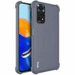 For Xiaomi Redmi Note 11 4G Overseas Version / Note 11S 4G Overseas Version IMAK All-inclusive Shockproof Airbag TPU Phone Case with Screen Protector (Matte Grey)
