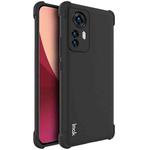 For Xiaomi 12 Pro IMAK All-inclusive Shockproof Airbag TPU Phone Case with Screen Protector (Matte Black)