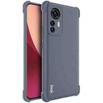 For Xiaomi 12 Pro IMAK All-inclusive Shockproof Airbag TPU Phone Case with Screen Protector (Matte Grey)