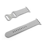 Weave Texture Watch Band For Apple Watch Series 8&7 41mm / SE 2&6&SE&5&4 40mm / 3&2&1 38mm(Grey)