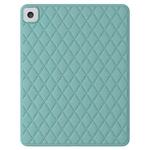 Diamond Lattice Silicone Tablet Case For iPad mini 5 / 4 / 3 / 2 / 1(Deep Green)