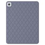 Diamond Lattice Silicone Tablet Case For iPad mini 5 / 4 / 3 / 2 / 1(Grey)