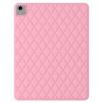 For iPad mini 6 Diamond Lattice Silicone Tablet Case(Pink)