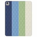 For iPad mini 6 Diamond Lattice Silicone Tablet Case(Rainbow 7)