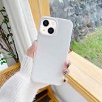 For iPhone 14 Plus Frosted PC + TPU Phone Case (White)