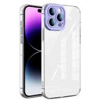 Candy Color TPU Phone Case For iPhone 14 Pro(Purple)