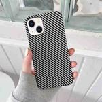 For iPhone 14 Plus Carbon Fiber TPU Shockproof Phone Case (Dark Grey)