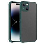 For iPhone 14 Pro Carbon Fiber PC + TPU Case(Green)