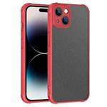 For iPhone 14 Pro Max Carbon Fiber PC + TPU Case (Red)