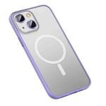 For iPhone 14 Plus MagSafe Matte Phone Case (Purple)
