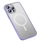 For iPhone 14 Pro MagSafe Matte Phone Case(Purple)