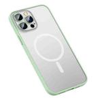 For iPhone 14 Pro Max MagSafe Matte Phone Case (Green)