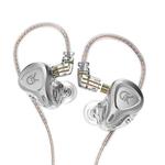GK G5 1.25m Dynamic Subwoofer HiFi In-Ear Headphones, Style:Without Microphone(Silver)