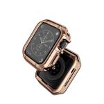 TPU Frame Watch Case For Apple Watch Series 9 / 8 / 7 45mm(Rose Gold)