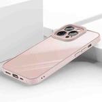 For iPhone 14 Plus PC + TPU Shockproof Case (Pink)