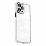 For iPhone 14 Pro Max Elite Series All-inclusive Camera Phone Case (Transparent White)