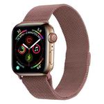 Milanese Stainless Steel Watch Band For Apple Watch Ultra 49mm&Watch Ultra 2 49mm / Series 9&8&7 45mm / SE 3&SE 2&6&SE&5&4 44mm / 3&2&1 42mm(Pink)