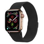 Milanese Stainless Steel Watch Band For Apple Watch Ultra 49mm&Watch Ultra 2 49mm / Series 9&8&7 45mm / SE 3&SE 2&6&SE&5&4 44mm / 3&2&1 42mm(Black)