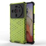 For Xiaomi 12S Ultra 5G Shockproof Honeycomb PC + TPU Phone Case(Green)