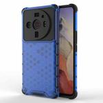 For Xiaomi 12S Ultra 5G Shockproof Honeycomb PC + TPU Phone Case(Blue)