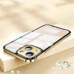 For iPhone 14 AG Frosted Glass Phone Case (Gold)