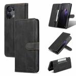 For OPPO Reno8 Pro AZNS Dream II Skin Feel Horizontal Flip Leather Case(Black)