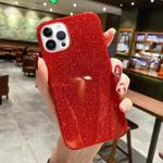 For iPhone 14 Pro TPU Glitter All-inclusive Shockproof Protective Phone Case(Red)
