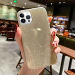 For iPhone 14 Pro Max TPU Glitter All-inclusive Shockproof Protective Phone Case (Gold)