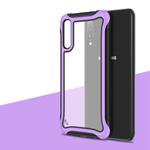 For Galaxy A50 Blade Series Transparent AcrylicProtective Case(Purple)