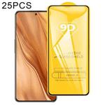 25 PCS 9D Full Glue Full Screen Tempered Glass Film For OPPO Realme GT2 Explorer Master