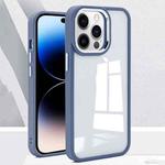 For iPhone 14 Pro Charming Pupil II Transparent PC + TPU Phone Case(Far Peak Blue)