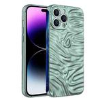 For iPhone 14 Pro Wave Electroplating TPU Phone Case(Sierra Blue)