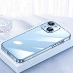 For iPhone 13 SULADA JINGJIA Series Lens Protector PC Phone Case(Blue)