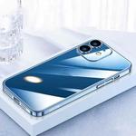 For iPhone 12 SULADA JINGJIA Series Lens Protector PC Phone Case(Blue)