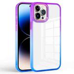 Colorful Gradient Phone Case For iPhone 14 Pro Max(Purple + Blue)