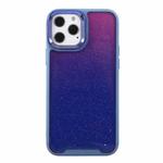 Shockproof Gradient Phone Case For iPhone 12 Pro Max(Blue Purple)
